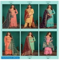 SKT Amorina Wholesale Pure Pashmina Banarasi Dupatta Dress