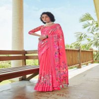 SILVER MULTY DELIGHT VOL 3 BY SHVETAMBAR CREATION LINEN SAREE EXPORTS