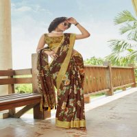 SILVER MULTY DELIGHT VOL 3 BY SHVETAMBAR CREATION LINEN SAREE EXPORTS