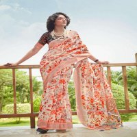 SILVER MULTY DELIGHT VOL 3 BY SHVETAMBAR CREATION LINEN SAREE EXPORTS