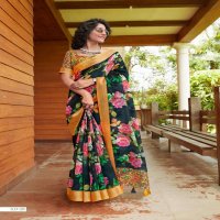 SILVER MULTY DELIGHT VOL 3 BY SHVETAMBAR CREATION LINEN SAREE EXPORTS