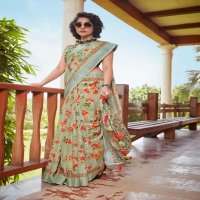 SILVER MULTY DELIGHT VOL 3 BY SHVETAMBAR CREATION LINEN SAREE EXPORTS