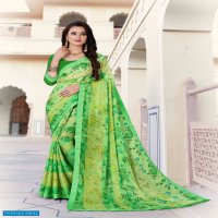 Mansarover Mahalaxmi Wholesale Chiffon Printed Indian Sarees