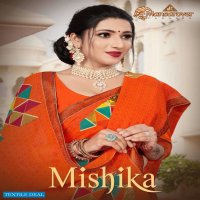 Mansarover Mishika wholesale Semi Georgette Sarees