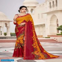 Mansarover Mishika wholesale Semi Georgette Sarees