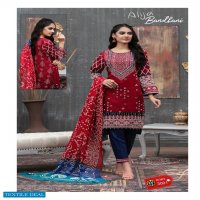 Keval Fab Alija B Bandhani Nx Wholesale Lawn Cotton Dress Material