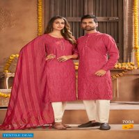 Banwery Royal Couple Vol-7 Wholesale Full Stitched Women And Mens Wear Collection