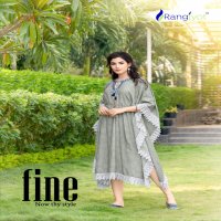 Rangjyot Fine Wholesale Designer Kaftan Kurtis