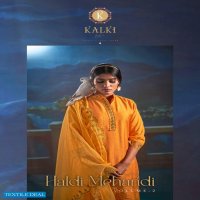 KALKI TRENDZ HALDI MEHANDI VOL 2 VISCOSE SILK READYMADE FESTIVAL WEAR SALWAR SUIT