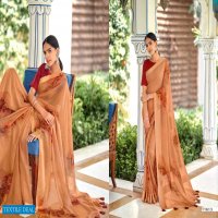 5D PRESENT ROSHNI CHIFFON WEAVING BRIGHT FANCY SAREES