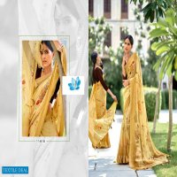 5D PRESENT ROSHNI CHIFFON WEAVING BRIGHT FANCY SAREES