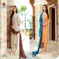 BAANVI LAUNCH KAVYA FANCY KURTI WITH PANT AND DUPATTA