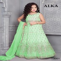 Alka 3001 To 3004 Wholesale Kids Lehengas