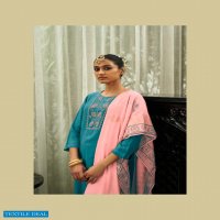 RIWAYAT BY FOUR BUTTONS VISCOSE SILK FULL STITCH KURTI PANT WITH DUPATTA