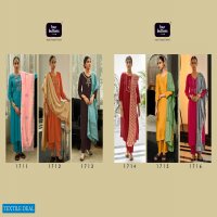 RIWAYAT BY FOUR BUTTONS VISCOSE SILK FULL STITCH KURTI PANT WITH DUPATTA