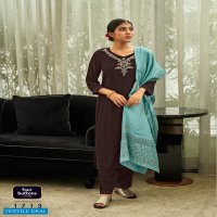 RIWAYAT BY FOUR BUTTONS VISCOSE SILK FULL STITCH KURTI PANT WITH DUPATTA