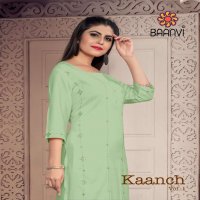 BAANVI LAUNCH KAANCH VOL 1 FANCY KURTI