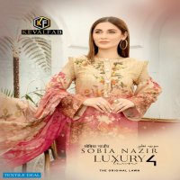 Keval Fab Sobia Nazir Vol-4 Wholesale Luxury Lawn Dress