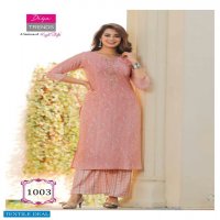 Diya Celebration Vol-1 Wholesale Kurti With Plazzo Pair