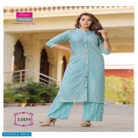 Diya Celebration Vol-1 Wholesale Kurti With Plazzo Pair