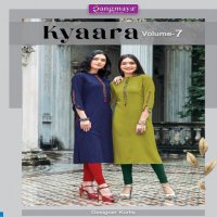 RANGMAYA KHYAARA VOL 7 RAYON READYMADE KURTI SUPPLIER
