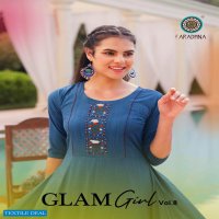 Aradhna Glam Girl Vol-8 Wholesale Anarkali Long Kurtis Catalogs