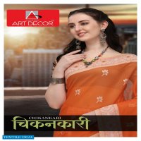 Art Decor Chikankari Wholesale Ethnic Sarees