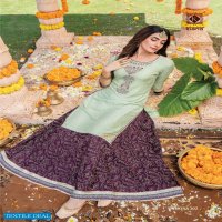 Kiana Simona Vol-3 wholesale Fancy Kurti With Skirt