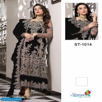 Saniya ST-1014 Shades Georgette Collection Wholesale Pakistani Concept Dress