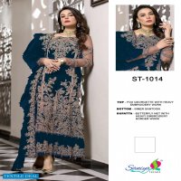 Saniya ST-1014 Shades Georgette Collection Wholesale Pakistani Concept Dress