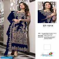 Saniya ST-1014 Shades Georgette Collection Wholesale Pakistani Concept Dress