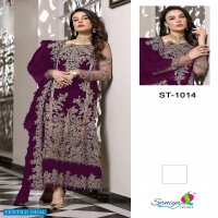 Saniya ST-1014 Shades Georgette Collection Wholesale Pakistani Concept Dress