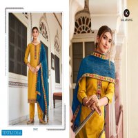 KALARANG MAHAL FANCY SALWAR KAMEEZ WITH FOUR SIDE LACE DUPATTA