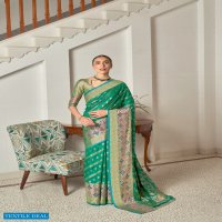 SANGAM PRINTS ARPITA SILK DESIGNER SILK SARIS WHOLESALER