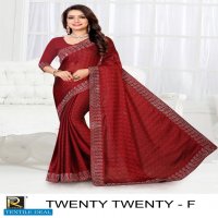 TWENTY TWENTY BY RANJNA SAREE SIROSKI DIAMOND BORDER TRADITIONAL WEAR SUPER HIT COLLECTON