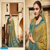 KIMORA FASHION MEERA VOL 5 15081-15091 SERIES BRASSO SAREES WHOLESALER