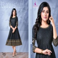 DHADAK BY MAYRA HEAVY RAYON WITH WORK KURTI CATALOG WHOELSALER BEST RATE