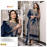 FEPIC D 5155 DESIGN COLORS GEORGETTE PAKISTANI STYLE DRESSES