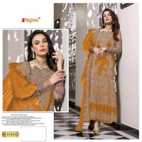 FEPIC D 5155 DESIGN COLORS GEORGETTE PAKISTANI STYLE DRESSES