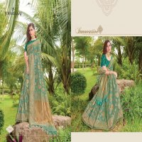 JOH RIVAAJ JANSI VOL 71 7101-7109 SERIES BANARASI SILK FANCY SARIS WHOLESALER