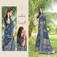 JOH RIVAAJ JANSI VOL 71 7101-7109 SERIES BANARASI SILK FANCY SARIS WHOLESALER