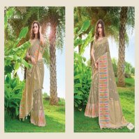 JOH RIVAAJ JANSI VOL 71 7101-7109 SERIES BANARASI SILK FANCY SARIS WHOLESALER