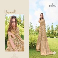 JOH RIVAAJ JANSI VOL 71 7101-7109 SERIES BANARASI SILK FANCY SARIS WHOLESALER
