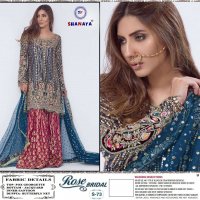 SHANAY ROSE BRIDAL S 73 COLORS GEORGETTE PAKISTANI DRESSES