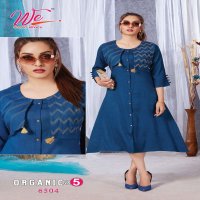 WE WOMEN ORGANIC NX 5 FANCY RAYON KURTI