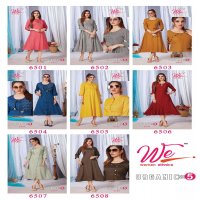 WE WOMEN ORGANIC NX 5 FANCY RAYON KURTI