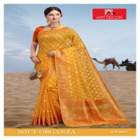 Art Decor Soft Organza Wholesale Indian Sarees