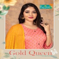 Kushal's Golden Queen Wholesale readymade Kurti Bottom With Dupatta