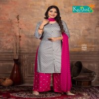Kushal's Golden Queen Wholesale readymade Kurti Bottom With Dupatta