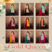 Kushal's Golden Queen Wholesale readymade Kurti Bottom With Dupatta